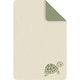 preview thumbnail 3 of 2, IBENA Baby & Kids Cotton Striped Design 'Squirtle the Turtle' Blanket