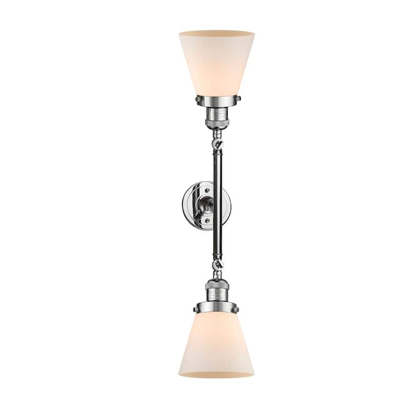 Innovations Lighting Small Cone 2 Light 23" Wide Bathroom Vanity Light