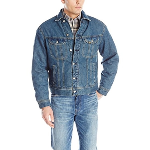 Lee Men's Sherpa-Lined Denim Jacket