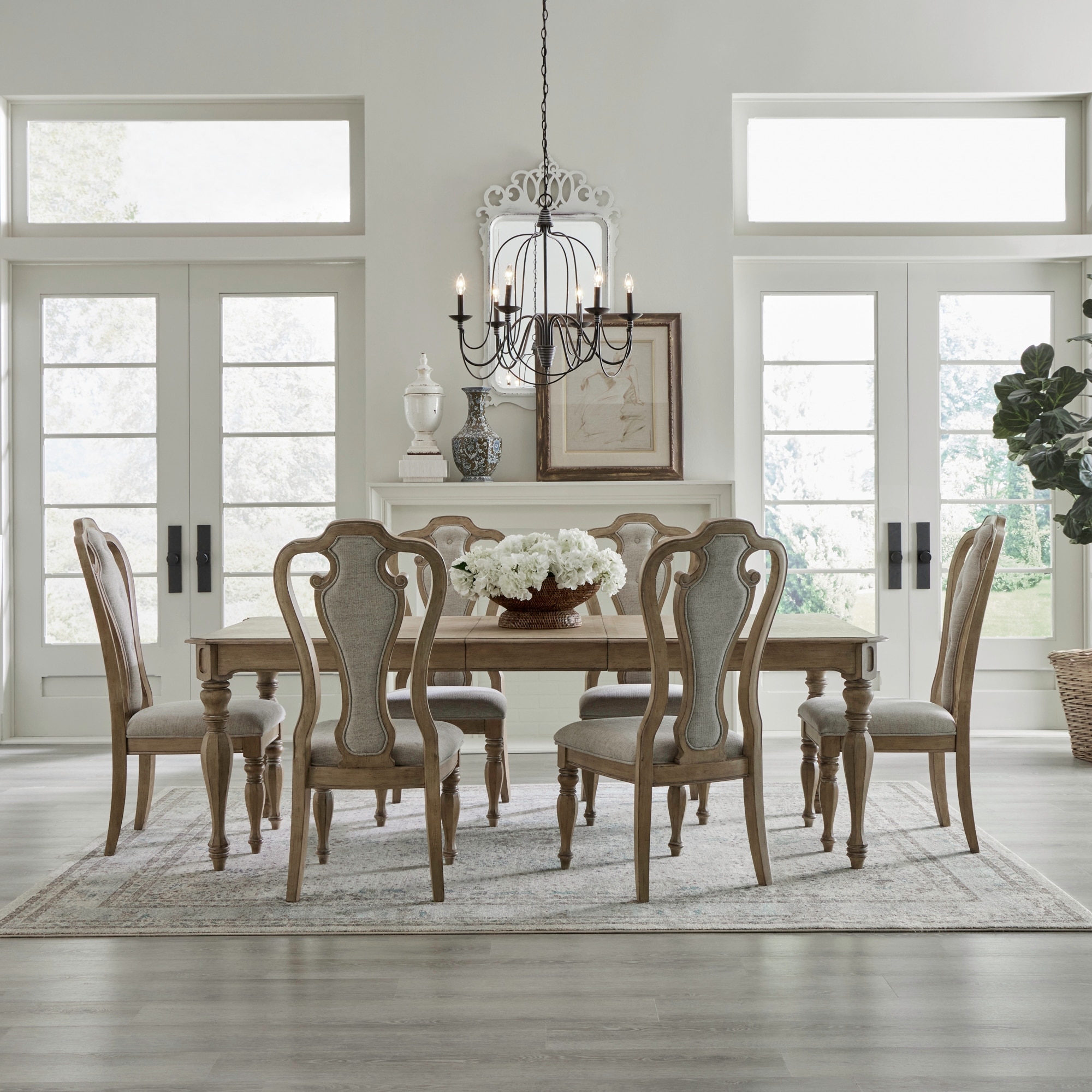 Liberty Furniture Magnolia Manor Rectangular Table 7 Piece Dining Set