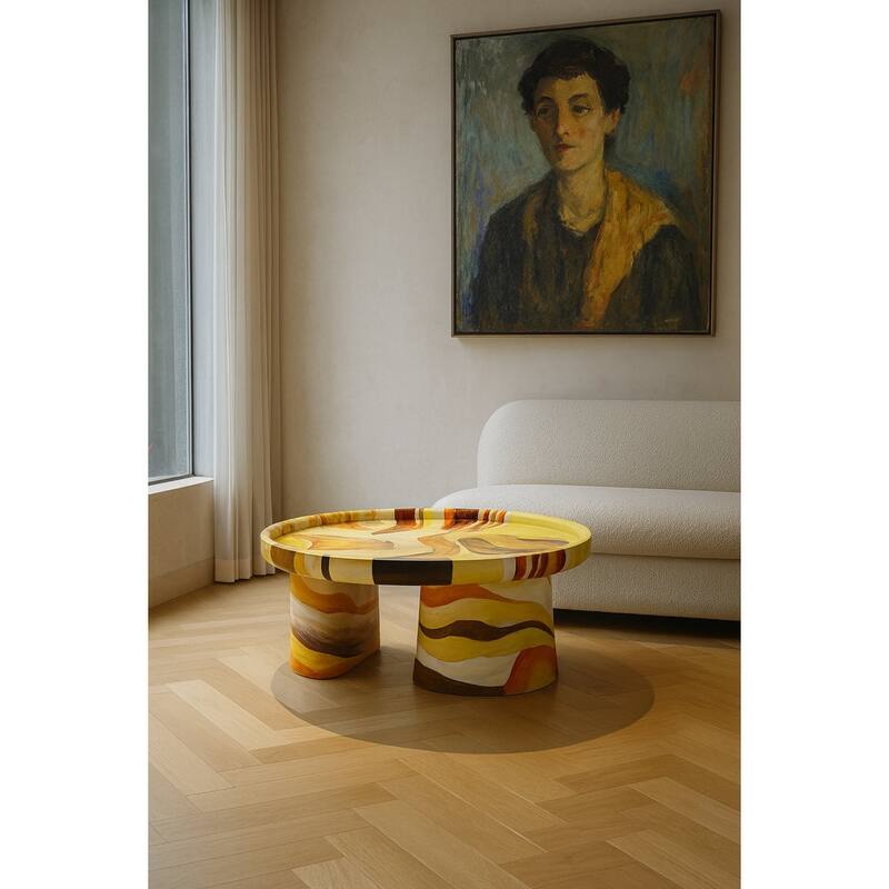 Artempo Hand-painted Coffee Table