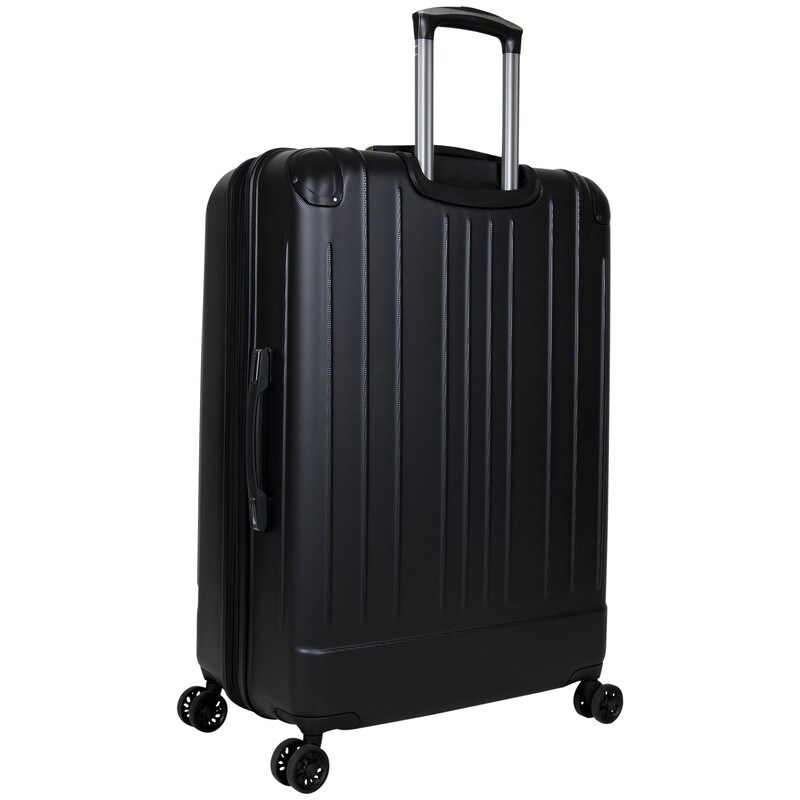 spinner checked luggage