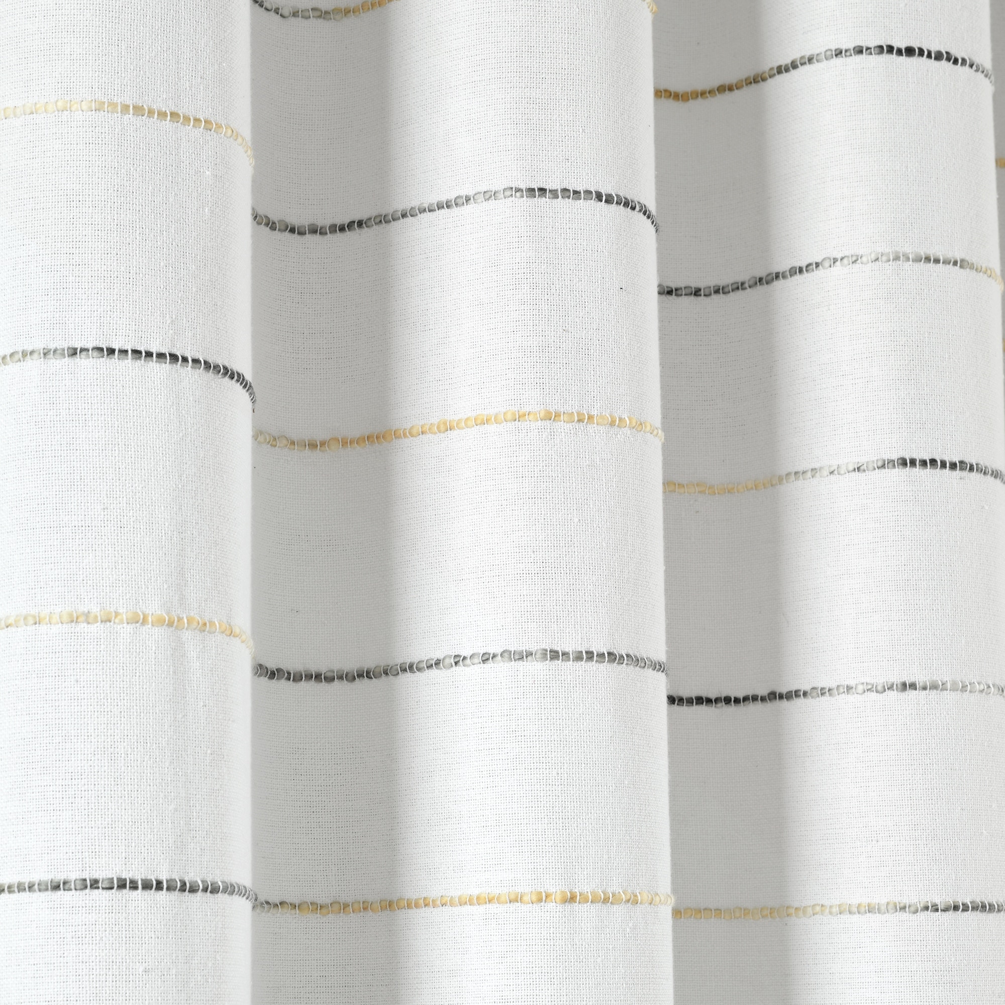 Carson Carrington Pajebo Ombre Stripe Cotton Curtain Panel - Picture 24 of 25