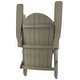 preview thumbnail 23 of 85, Vineyard HIPS Outdoor Folding Eco-Friendly All Weather Seashell Adirondack Chairs (12-Piece Conversation Set)