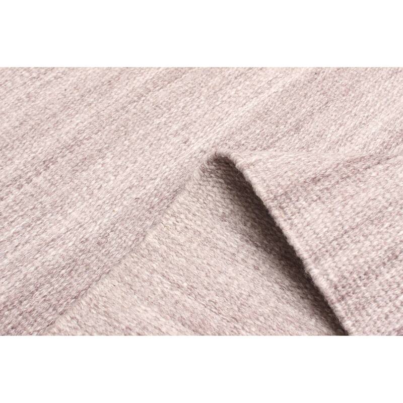 ECARPETGALLERY Flat-Weave Ankara FW Chocolate Wool Kilim - 5'2 x 7'7