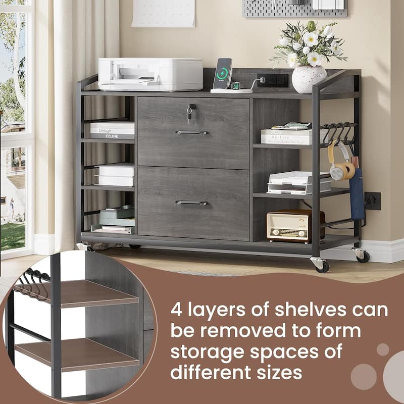 File Cabinet Legal Letter, A4 Size Drawers Mobile Filing Cabinet