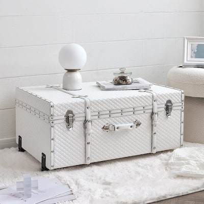 Texture® Brand Trunk - Diamond by DormCo - 29"L x 20"W x 14"H