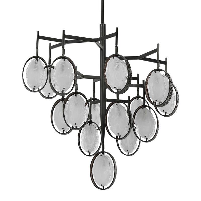Uttermost Maxin 36" 15 Light Mid-Century Modern Industrial Large