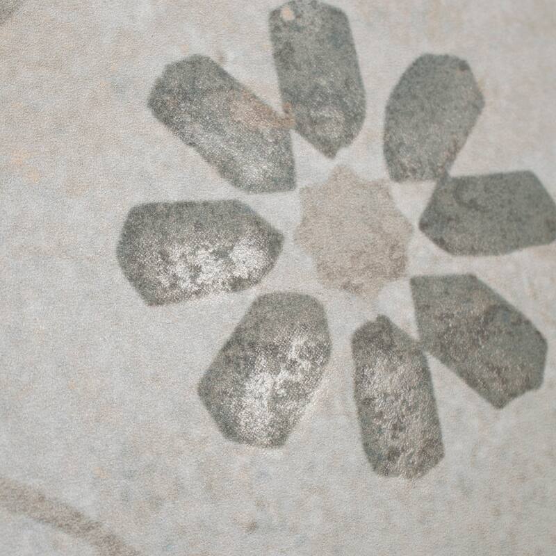 Merola Tile Kings Blume Sage 17-5/8" x 17-5/8" Ceramic Floor and Wall Tile