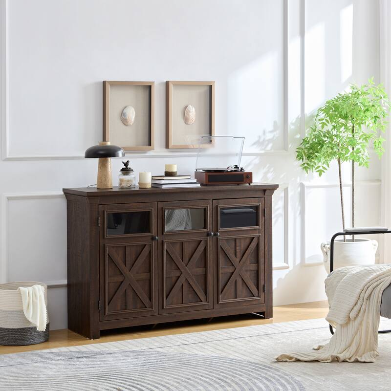Buffet Cabinet Sideboard TV Stand Console Table with Removable Shelves
