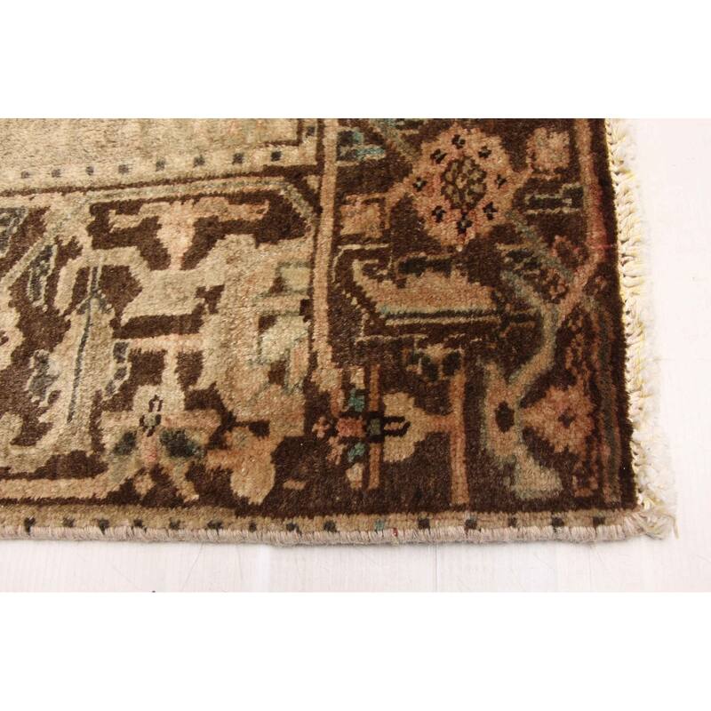 ECARPETGALLERY Hand-knotted Sarabi Brown Wool Rug - 7'0 x 10'11