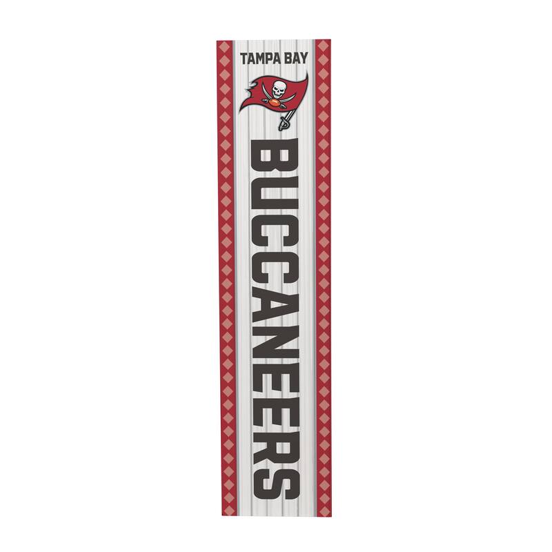 47" Double Sided Seasonal Porch Leaner, Tampa Bay Buccaneers - 47" x 11.25"