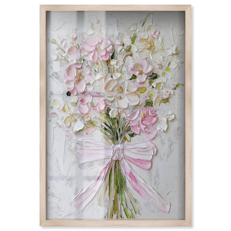Layered Lily Shadowbox by Art Remedy - Natural - 16" x 24"
