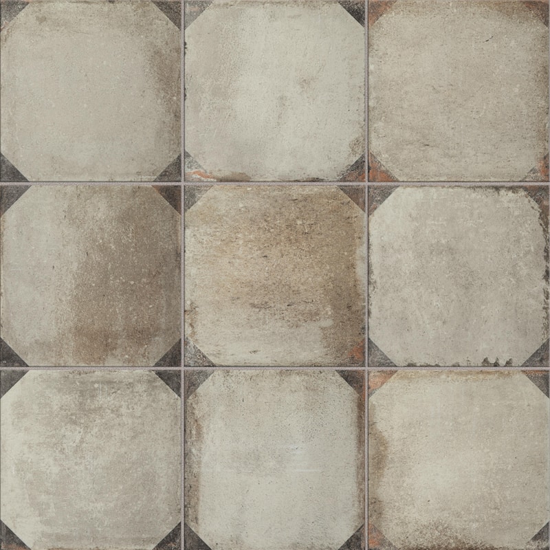 Merola Tile D'Anticatto Decor Trapani 8-3/4" x 8-3/4" Porcelain Floor and Wall Tile