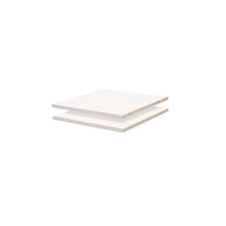 Palace Imports 100% Solid Wood Shelves for Metro, Cosmo Wardrobe Armoires, Set of 2