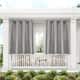 ATI Home Biscayne Indoor/Outdoor Grommet Top Curtain Panel Pair