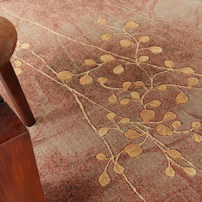 Nourison Susan Contemporary Floral Indoor only Area Rug.