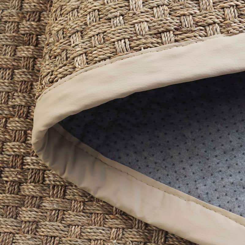 SAFAVIEH Natural Fiber Fita Farmhouse Seagrass Rug