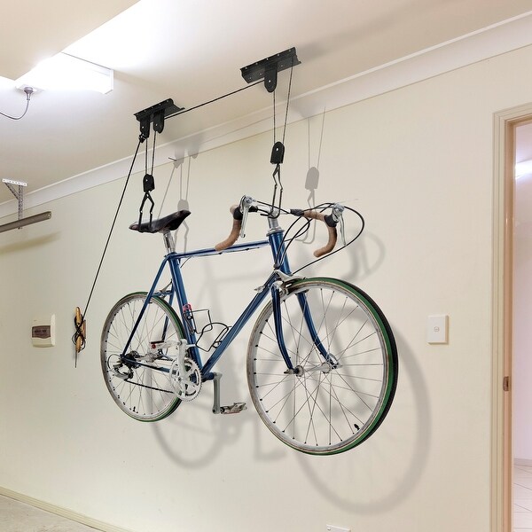 ceiling mount bike hoist set