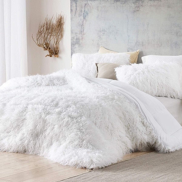 slide 2 of 2, The Bare Himalayan Yeti Pure White Coma Inducer Oversized Comforter