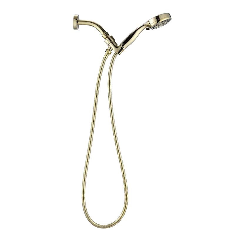 High Pressure Handheld Shower Head 5 Mode Settings Showerhead 3.5" Showerhead Set with 59 Inch Hose and Adjustable Bracket