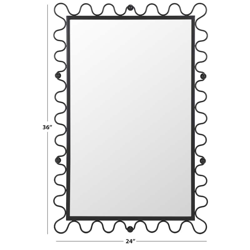 SAFAVIEH Home Cinq 24-inch Mirror - 39"W x 29"D x 4"H