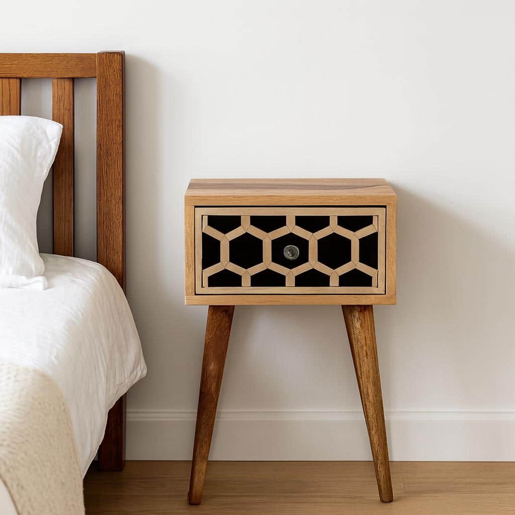 Mini Bone Inlay Bedside