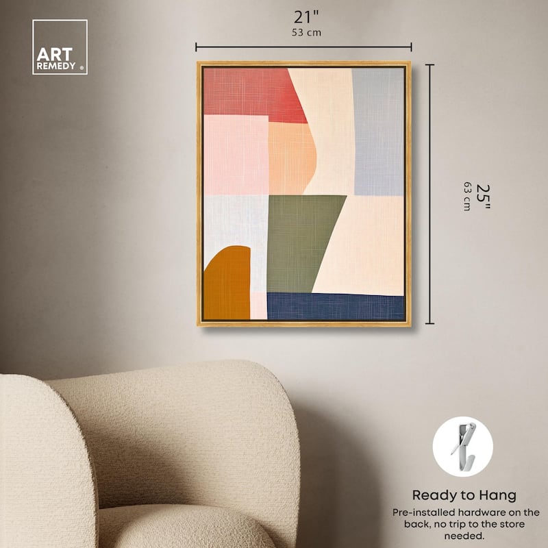 Planar Patchwork I Canvas by Art Remedy
