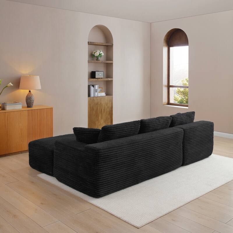 105'' Modular Sectional Sofa, Cloud Sectional Couch with Deep Seat