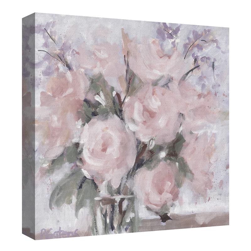 Champagne Pinks Blush by Pamela Gatens Canvas Art Print