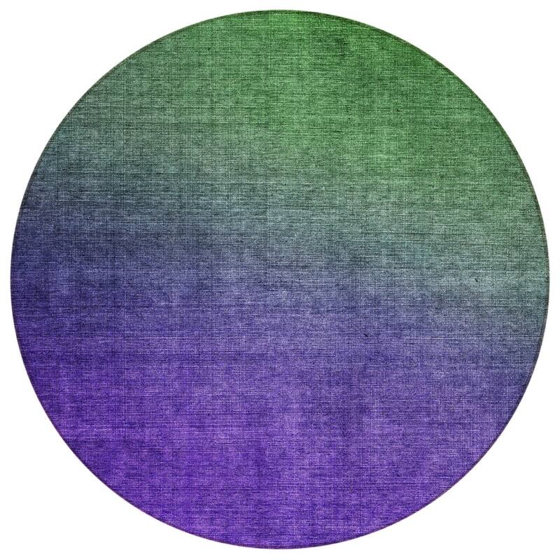 HomeRoots Ombre Transitional Rectangle Outdoor Rug