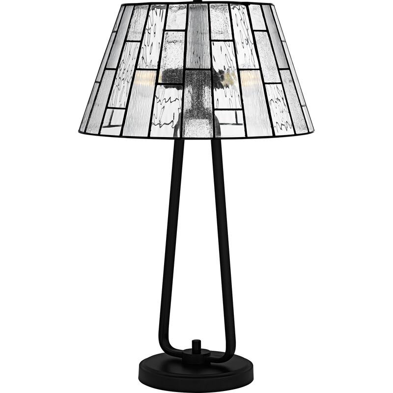Rainier 4-Light Matte Black Table Lamp