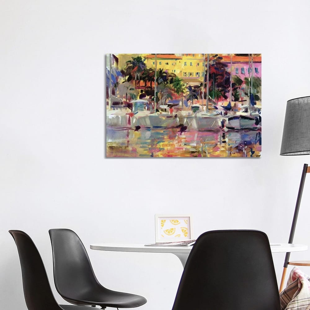 iCanvas "Golden Harbour Vista" by Peter Graham Canvas Print