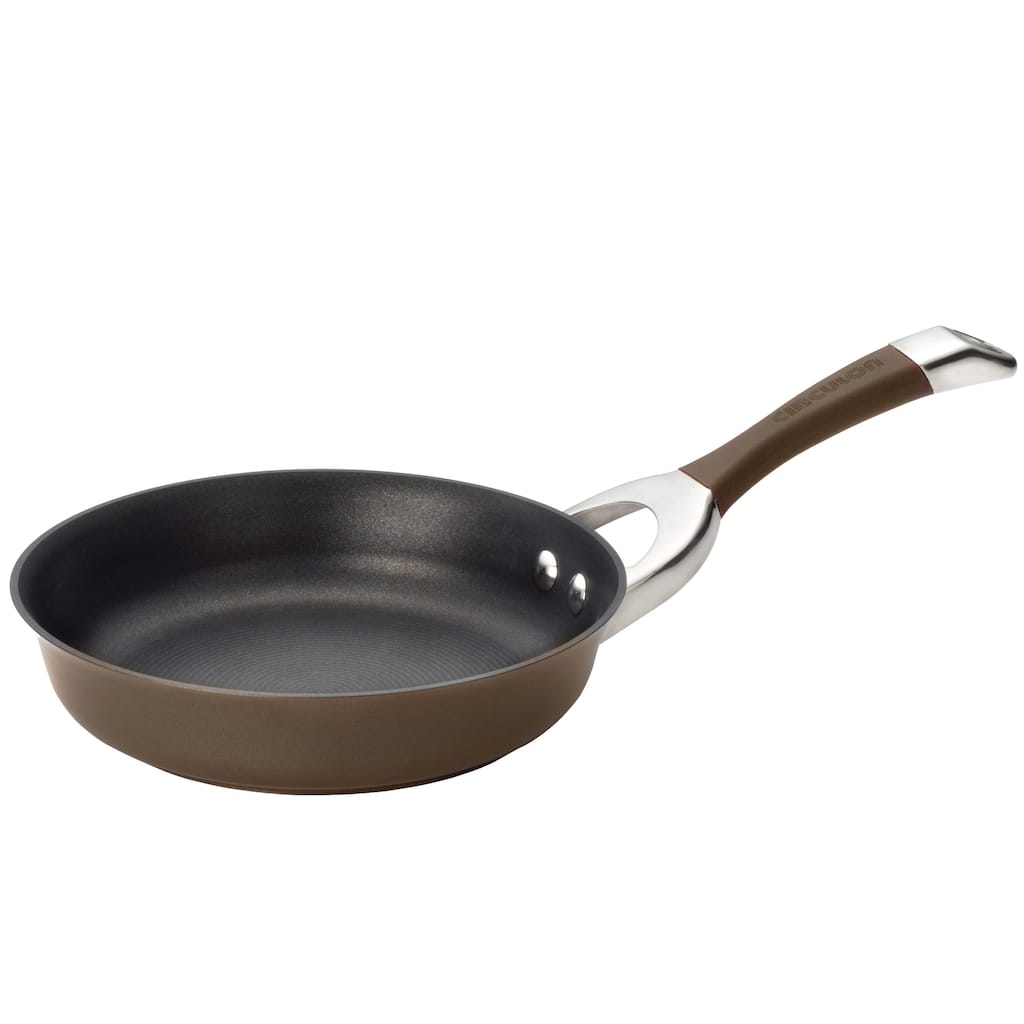Circulon Symmetry Hard Anodized Nonstick Induction Frying Pan, 8.5-Inch, Chocolate