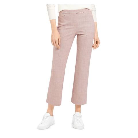 patterned straight leg pants