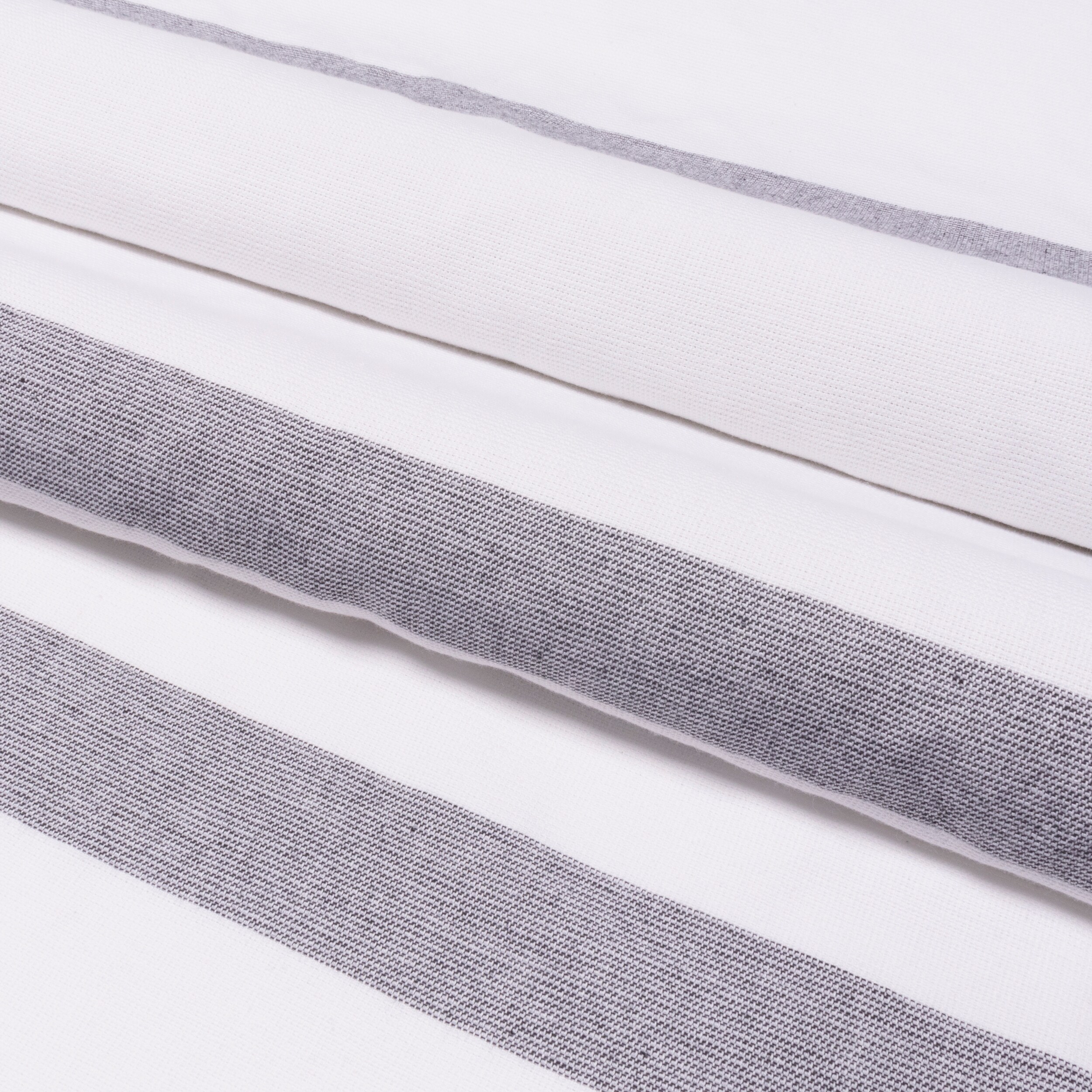 Superior Kai Stripe Fouta Beach Towel with Tassels - 35