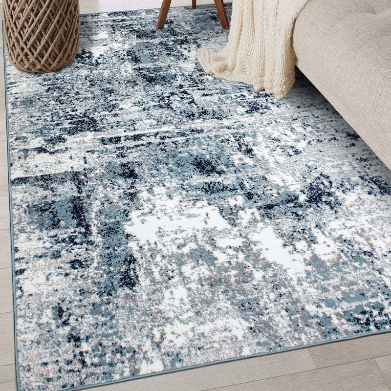 World Rug Gallery Modern Abstract Shades Area Rug