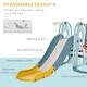 preview thumbnail 3 of 3, Multi-Activity Extra Safe Baby Slide and Swing Set