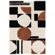 preview thumbnail 19 of 70, SAFAVIEH Handmade Rodeo Drive Frouwa Mid-Century Modern Wool Rug 2' x 3' - Ivory/Black - Rectangle