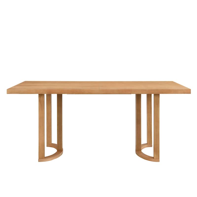 Christopher Knight Home - Noah Rubber Wood 6-Seat Dining Table