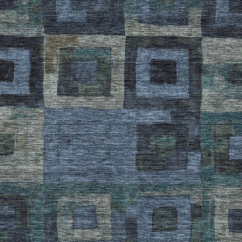 HomeRoots Geometric Transitional Rectangle Outdoor Rug