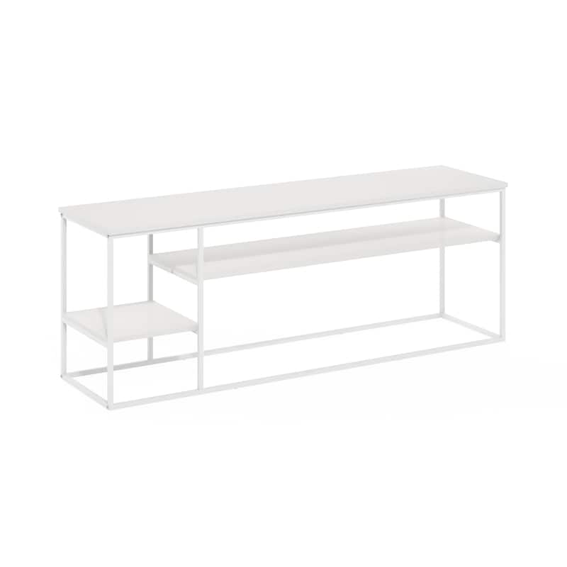 Furinno Moretti Modern Lifestyle TV Stand for TV up to 65 Inch, Columbia Walnut