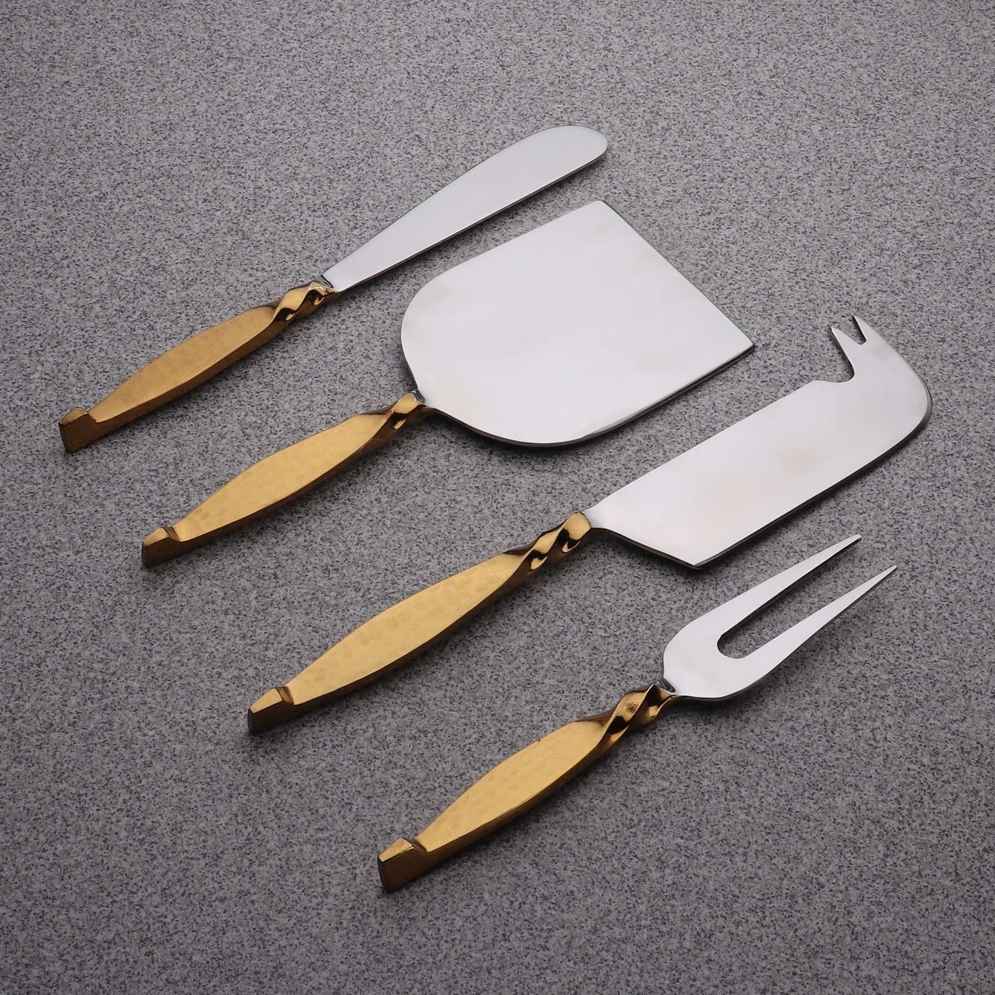 INOX Twisted Urban Cheese Knife 4 Pc. Set