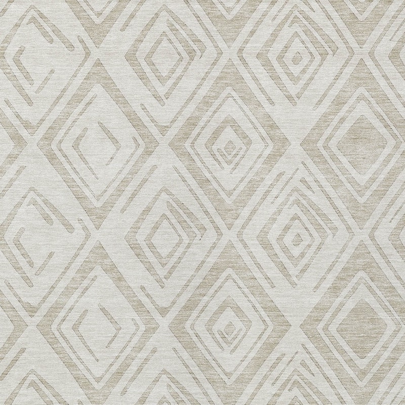 HomeRoots Geometric Transitional Rectangle Outdoor Rug