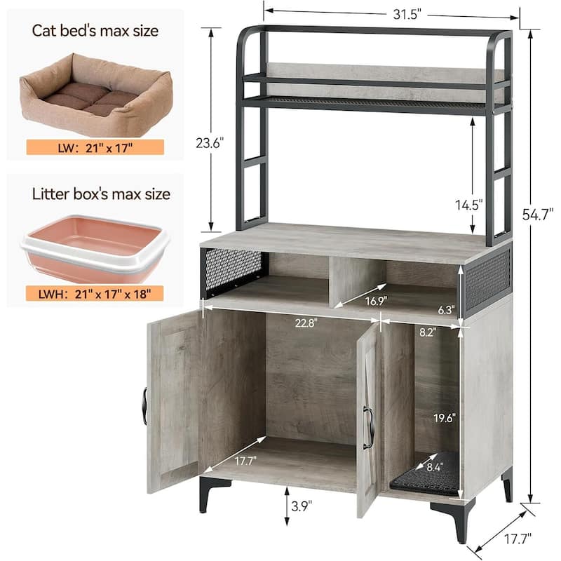 Cat Litter Box Enclosure