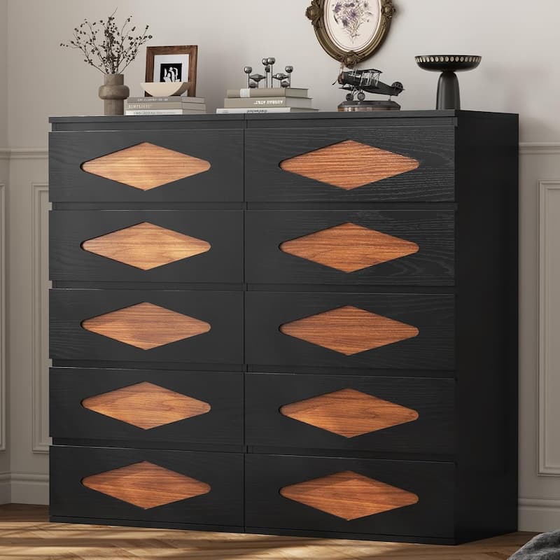 Dresser for Bedroom Chest of Deep Drawers Storage Dressers Organizer