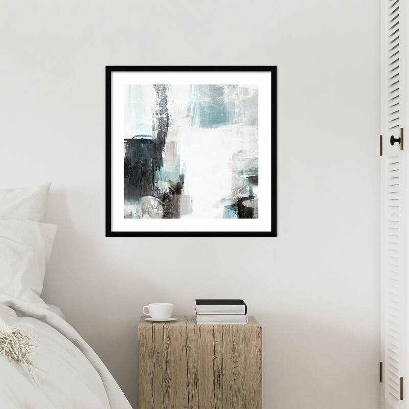Misty Reflections on Still Water No. 2 by Hannah Dawson Wood Framed Wall Art Print