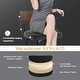 preview thumbnail 43 of 136, 26"/29" Faux Leather Swivel Counter/Bar Stools Set of 2/3