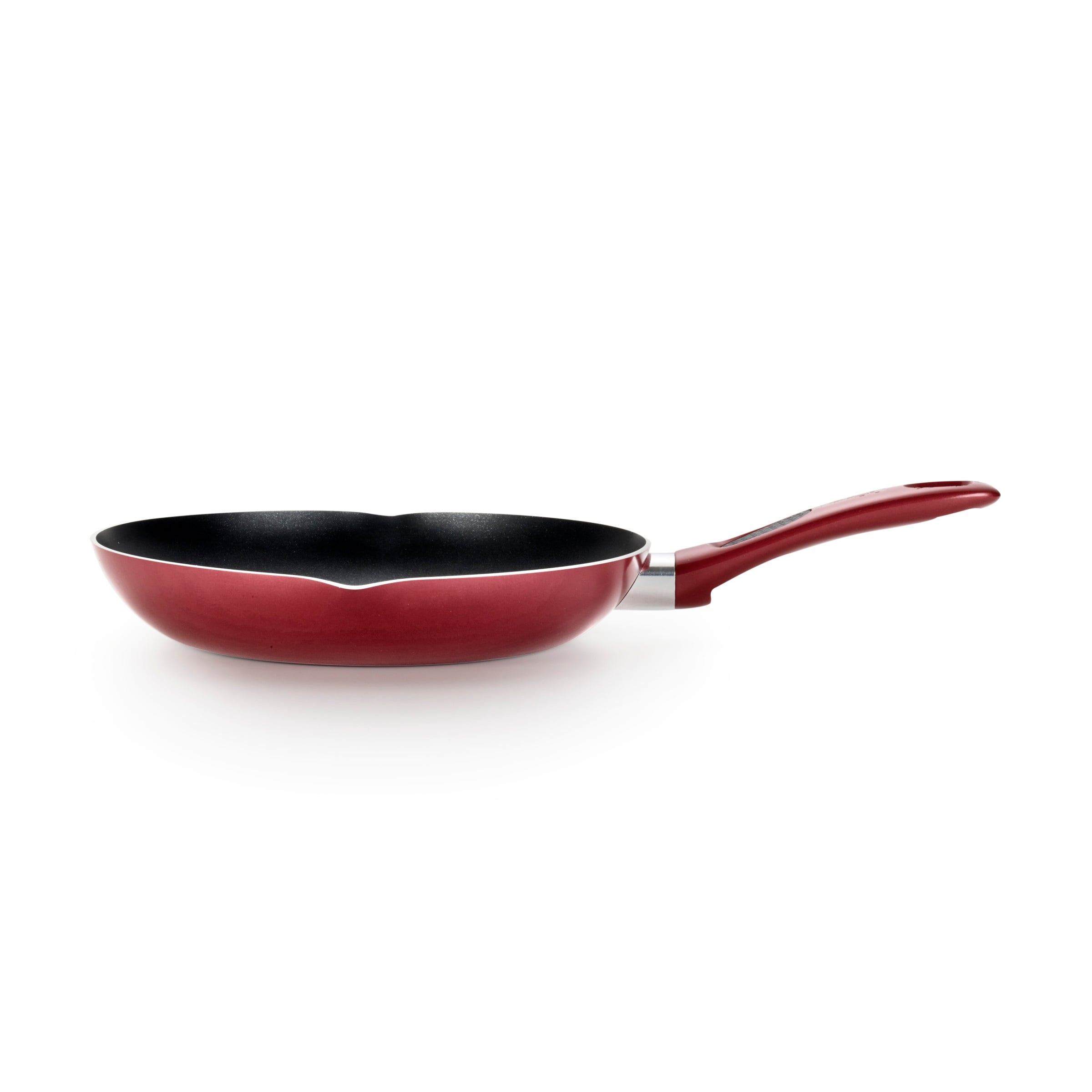 T-fal Simply Cook Nonstick Cookware, 2pc Fry Pan Set, 8 & 10, Red