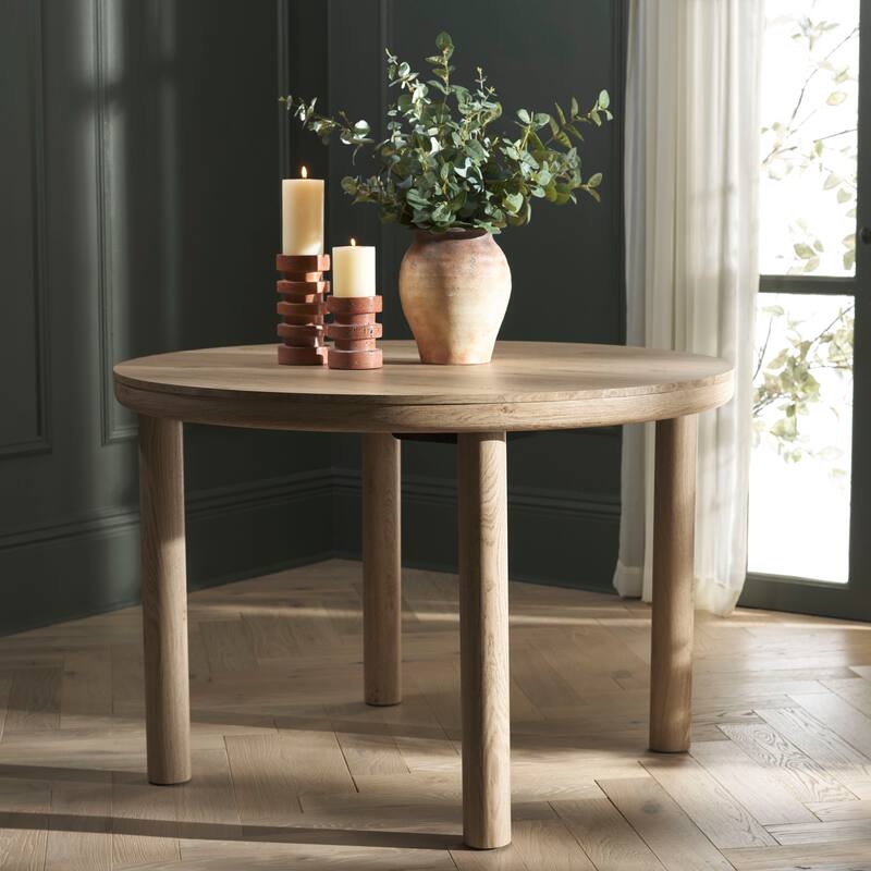 SAFAVIEH Home Detroitee Round Dining Table - 45"W x 45"D x 30"H